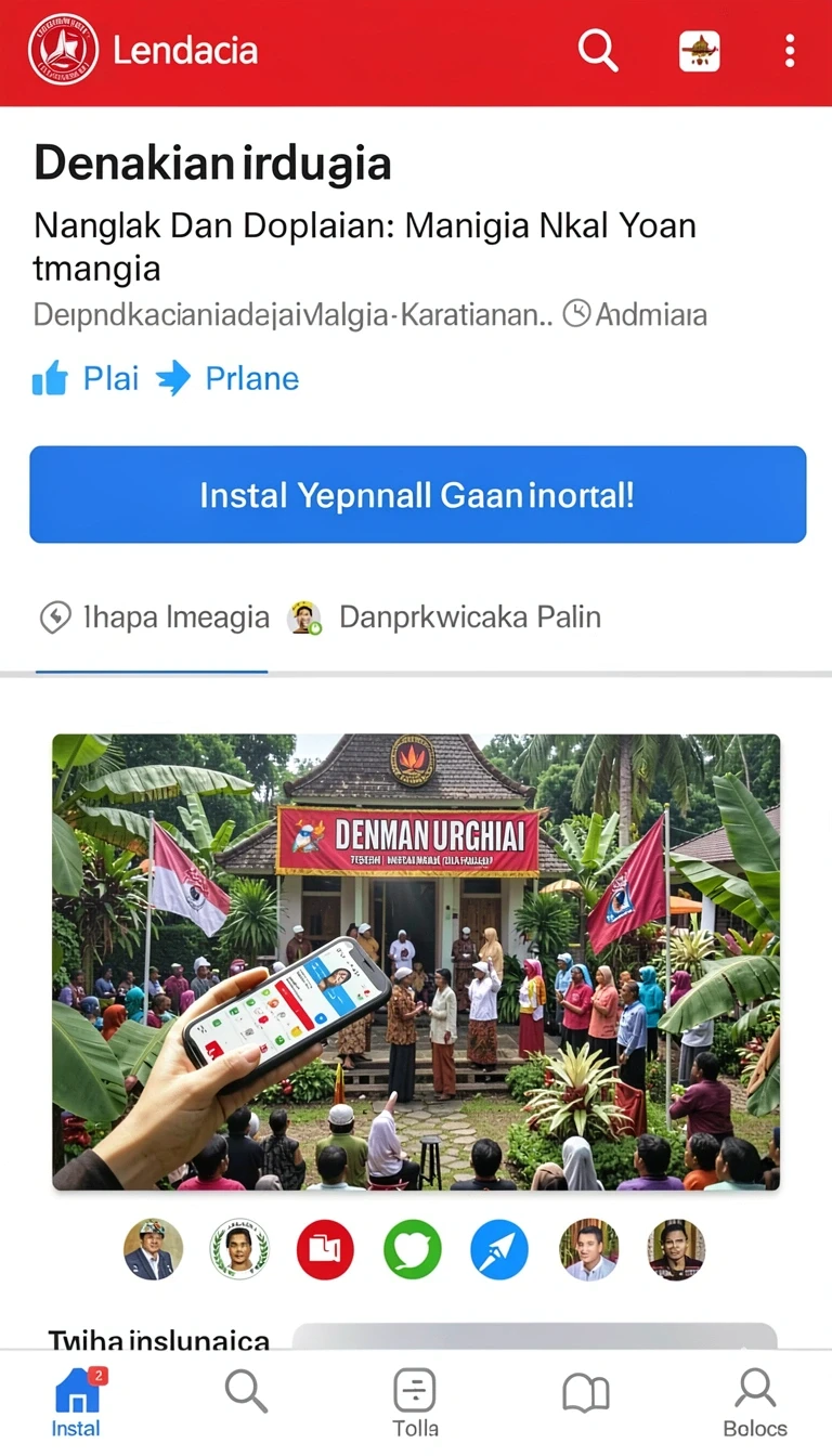 Pratinjau layar Panduan Instalasi Aplikasi tmokwin di Android